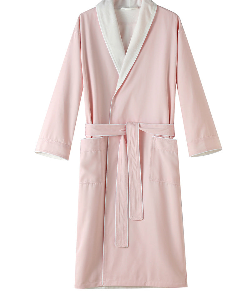 Double-layer Thickened Winter Hotel Bathrobe