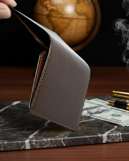 Maxi Wallet — Genuine Leather