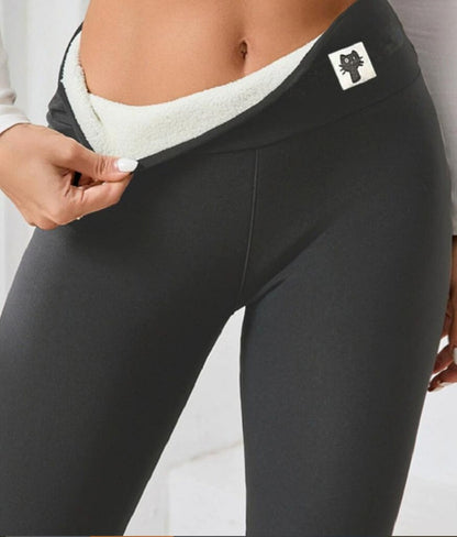 Fleece-lined Thick Light Board Cashmere Leggings