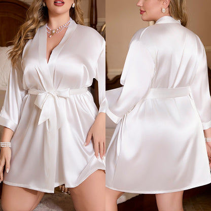 Women's Plus Size Robe Loose And Comfortable
