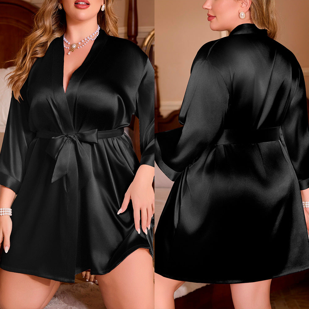 Women's Plus Size Robe Loose And Comfortable