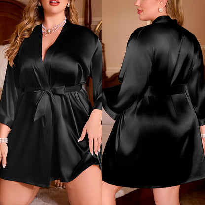 Women's Plus Size Robe Loose And Comfortable