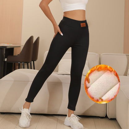 Plus Size Thermal Yoga PantsSet