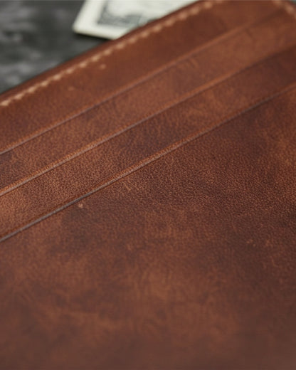 Maxi Wallet — Genuine Leather