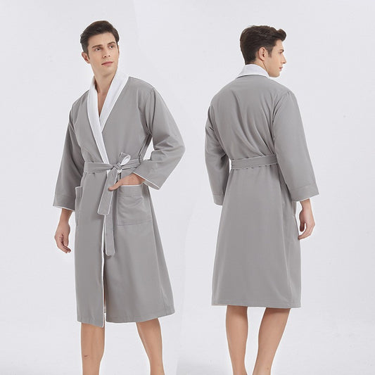 Double-layer Thickened Winter Hotel Bathrobe