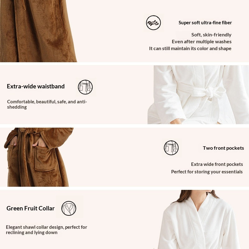 Peignoir Épais Séchage Rapide Ultra-Doux