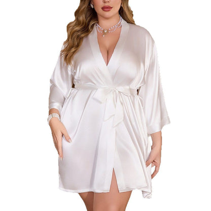 Women's Plus Size Robe Loose And Comfortable