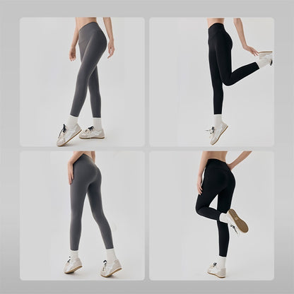 Hip Yoga Pants Women's Outer Wear With Three-dimensional Hip Cushion Composite High Waist Belly Contracting