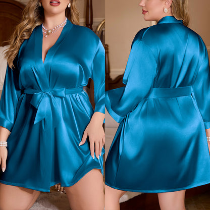 Women's Plus Size Robe Loose And Comfortable